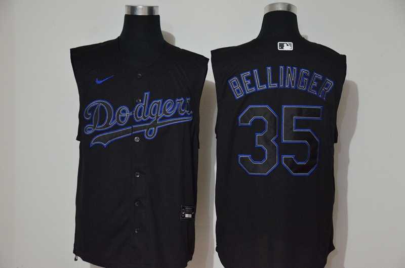 Dodgers 35 Cody Bellinger Black Nike Cool Base Sleeveless Jersey,We sell and wholesale Dodgers 35 Cody Bellinger Black Nike Cool Base Sleeveless Jersey on line form chian!